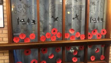 Remembrance day at Coventry care home